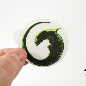Alien Embryo Sticker Clear Background | Alien Movie | Gifts for Sci-Fi Fans