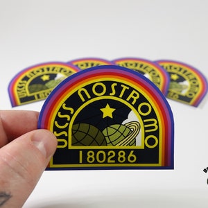 USS Nostromo Sticker | Alien Movie | Gifts for Sci-Fi Fans