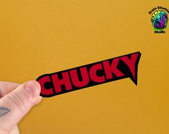 Chucky Sticker | Child's Play | Gifts for Horror Movie Collectors