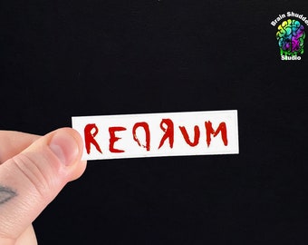 REDRUM Sticker | The Shining | Gifts for Horror Movie Fans