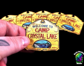 Camp Crystal Lake Sticker | Friday the 13th | Gifts for Horror Movie Fans