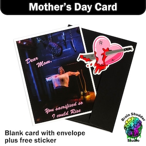 Mother&#39;s Day Card | Horror Family | Friday the 13th | Jason Voorhees | Pamela Voorhees