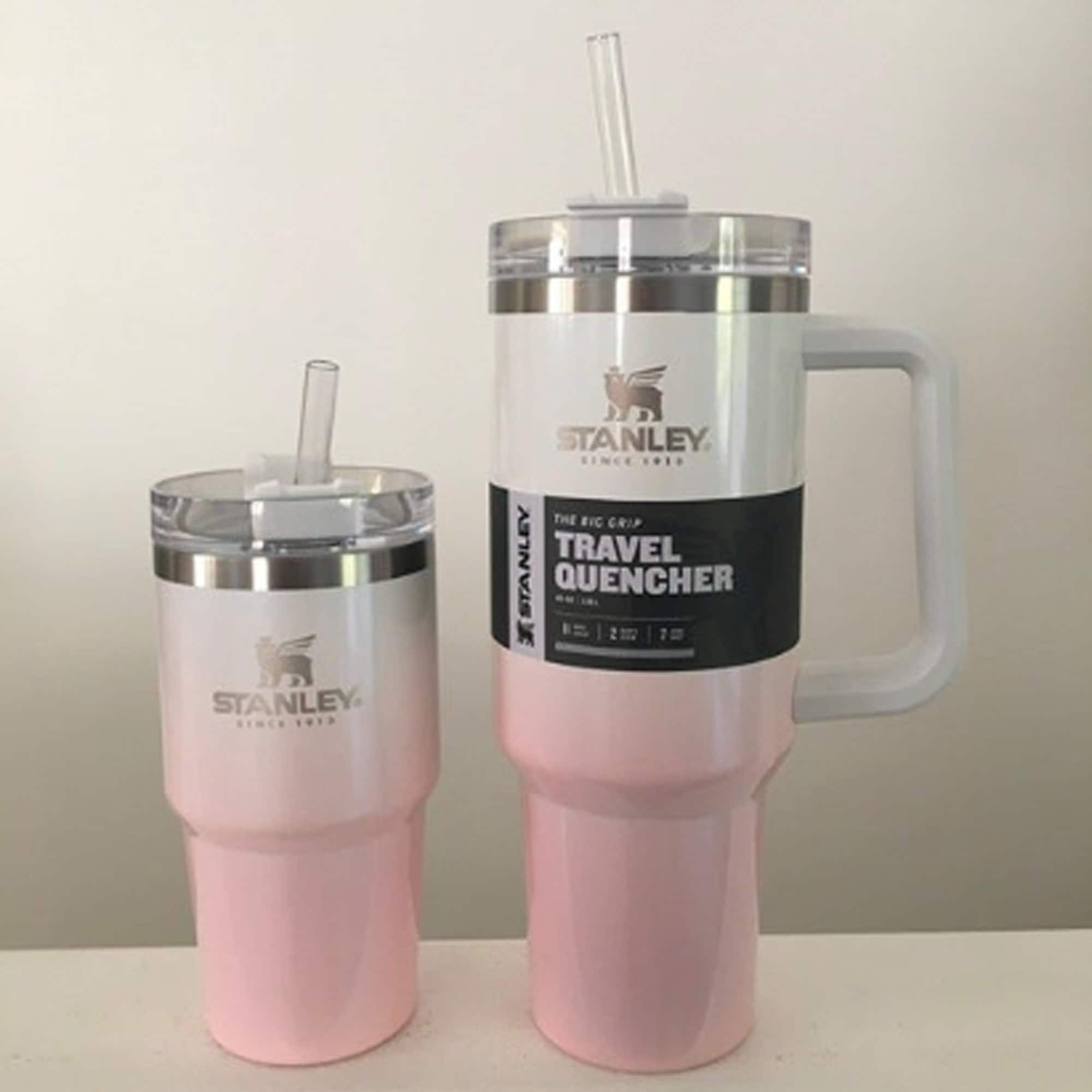 Stanley 40oz Stainless Steel Adventure Quencher Tumbler Parfait Ombre New  PINK