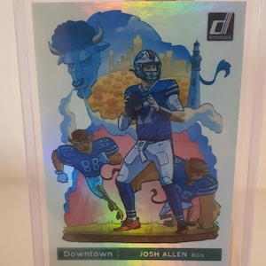 Josh Allen 2021 Panini Donruss Downtown Novelty Football Card Reprint