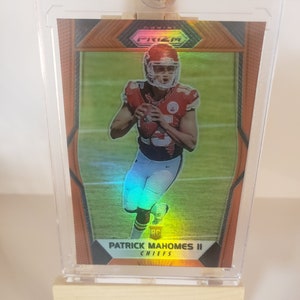 Patrick Mahomes 2017 Panini Prizm Rookie #269 48/275 Orange Prizm Novelty NFL Football Card Reprint