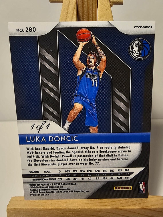 Luka Doncic 2018/19 Panini Prizm Nebula 1/1 No. 280 Novelty