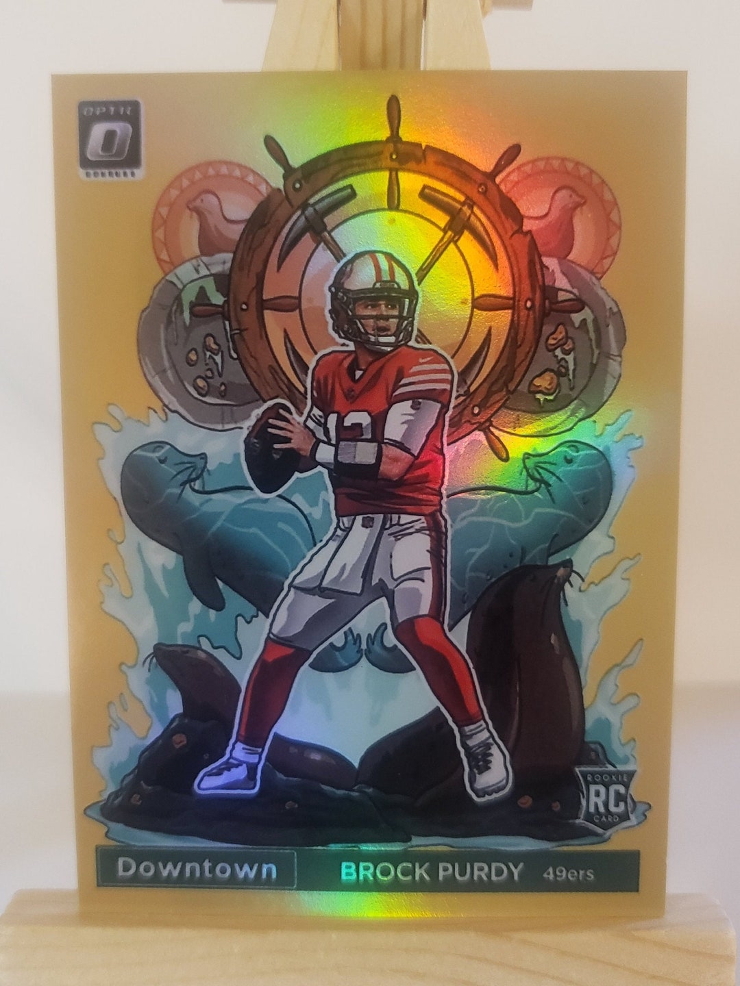 Brock Purdy 2022 Donruss Optic Downtown Rookie Novelty NFL Football