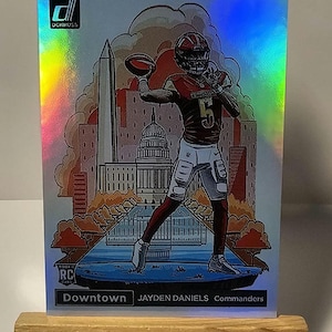 Jayden Daniels 2024 Panini Donruss Downtown No. 16 Rookie NFL Football Novelty Card Reprint