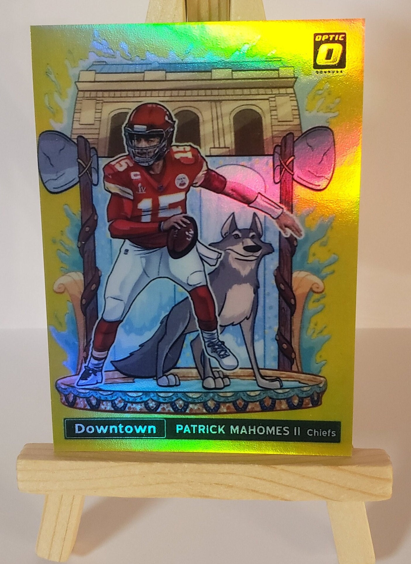 Patrick Mahomes 2021 Donruss Optic Downtown DT25 Novelty Etsy