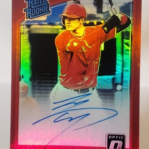 Shohei Ohtani 2018 Donruss Optic Rated Rookie Auto MLB Novelty Baseball Card Reprint