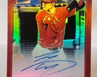 Shohei Ohtani Autographed Rookie Card With Coa - Etsy