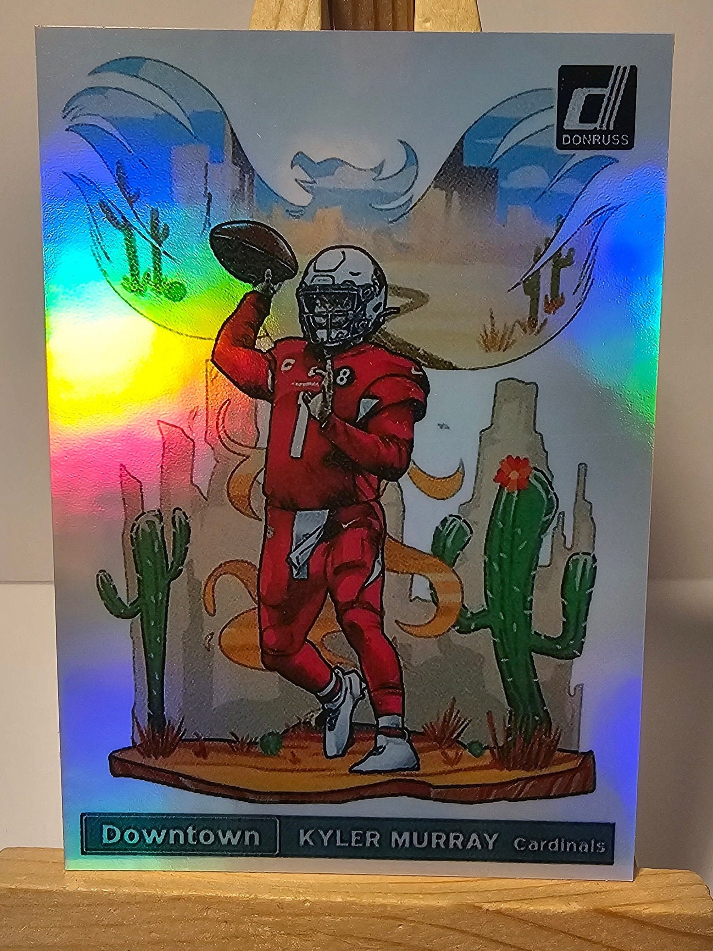 Kyler Murray 2021 Panini Donruss Downtown Novelty Football Card Reprint