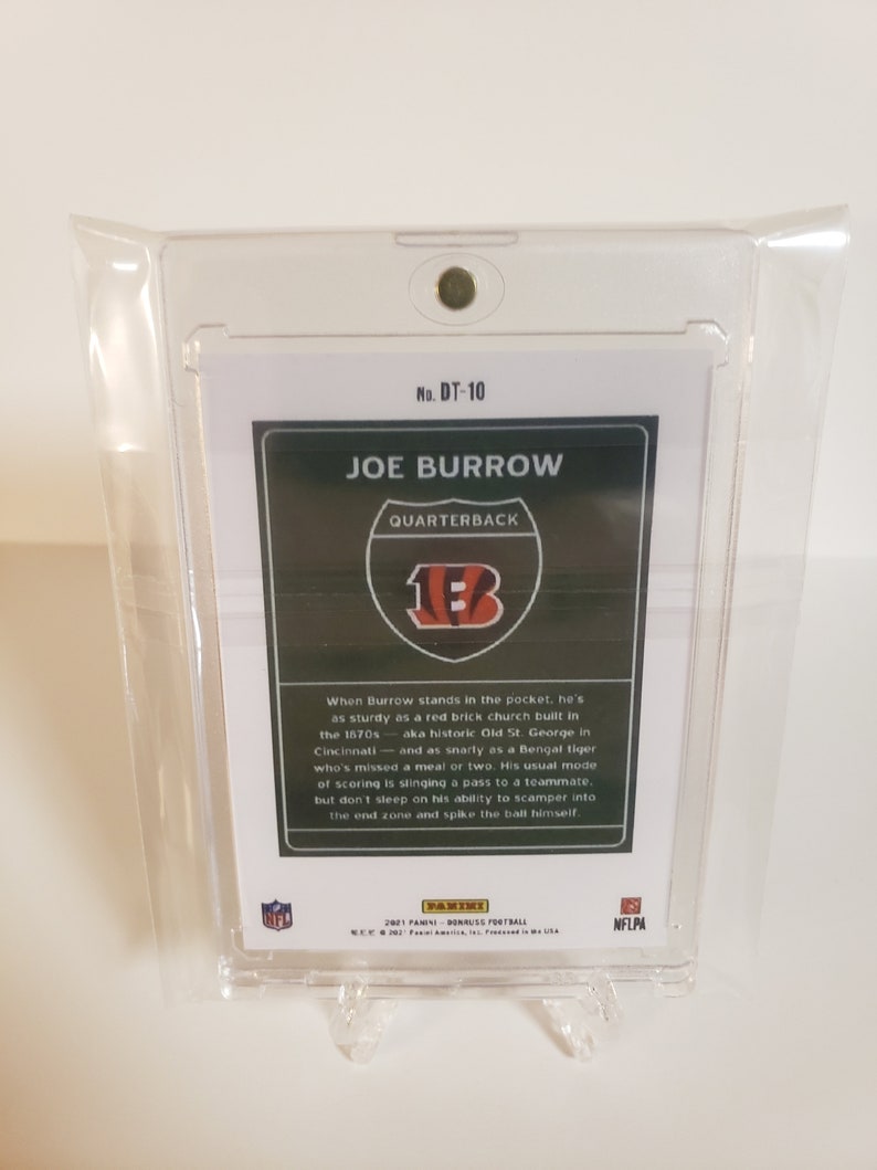 Joe Burrow 2021 Panini Donruss Optic Downtown Novelty Football Etsy