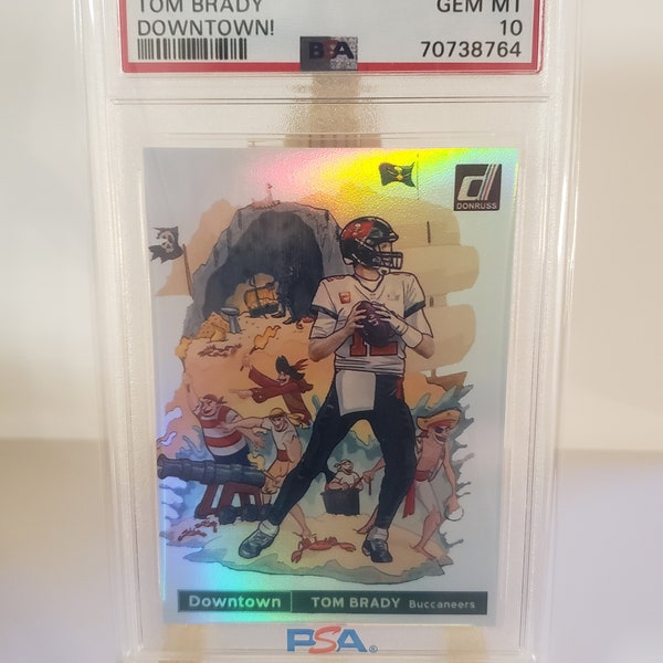 Tom Brady Downtown Card Etsy