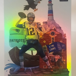 Tom Brady 2020 Donruss Downtown No. D-TB Novelty NFL Football Card Reprint