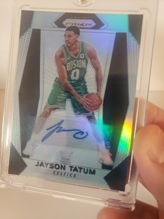 Jayson Tatum 2017-2018 Panini Prizm Silver Holo Rookie Auto 