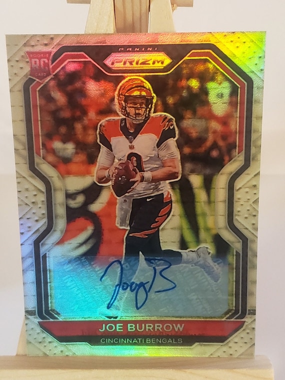 Joe Burrow 2020 Panini Prizm Gold Vinyl Rookie Auto #307 Novelty