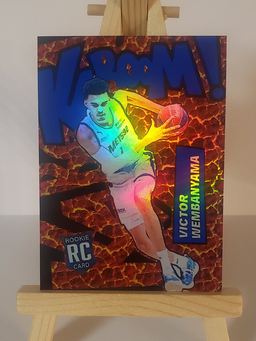Victor Wembanyama 2023 Legacy NBA Kaboom Magma Edition Rookie Novelty