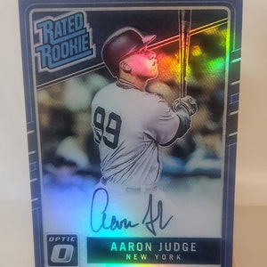 Aaron Judge 2017 Donruss Optic Rated Rookie Auto MLB Novelty Baseball Card Reprint