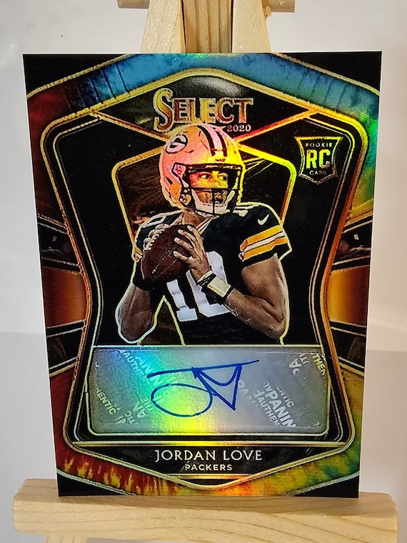 Jordan Love 2020 Panini Select Rookie Auto RS-JLO Gold 10/15 Novelty NFL Football  Card Reprint -  Canada