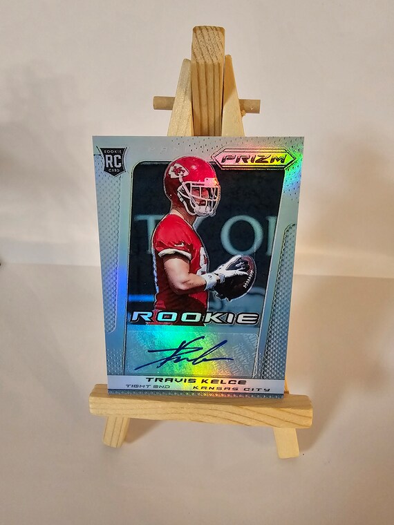 Travis Kelce 2013 Panini Prizm Rookie Auto Refractor #292 NFL 