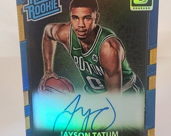 Lids Jayson Tatum Boston Celtics Autographed 2017-18 Panini Prizm