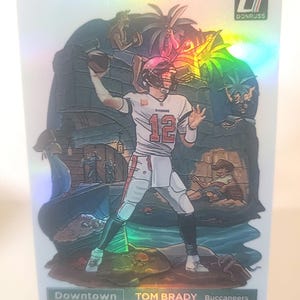 Tom Brady 2022 Donruss Downtown #DT-TB Novelty NFL Football Card Reprint