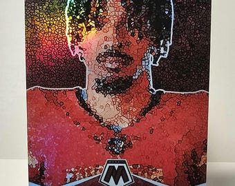 Jayden Daniels 2024 Panini Mosaic Football Micro Mosaic No. MM-JDS Rookie NFL Football Novelty Card Reprint