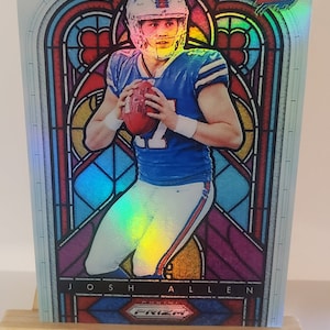 Josh Allen 2018 Panini Prizm Stained Glass Rookie NFL Football Card Novelty Reprint