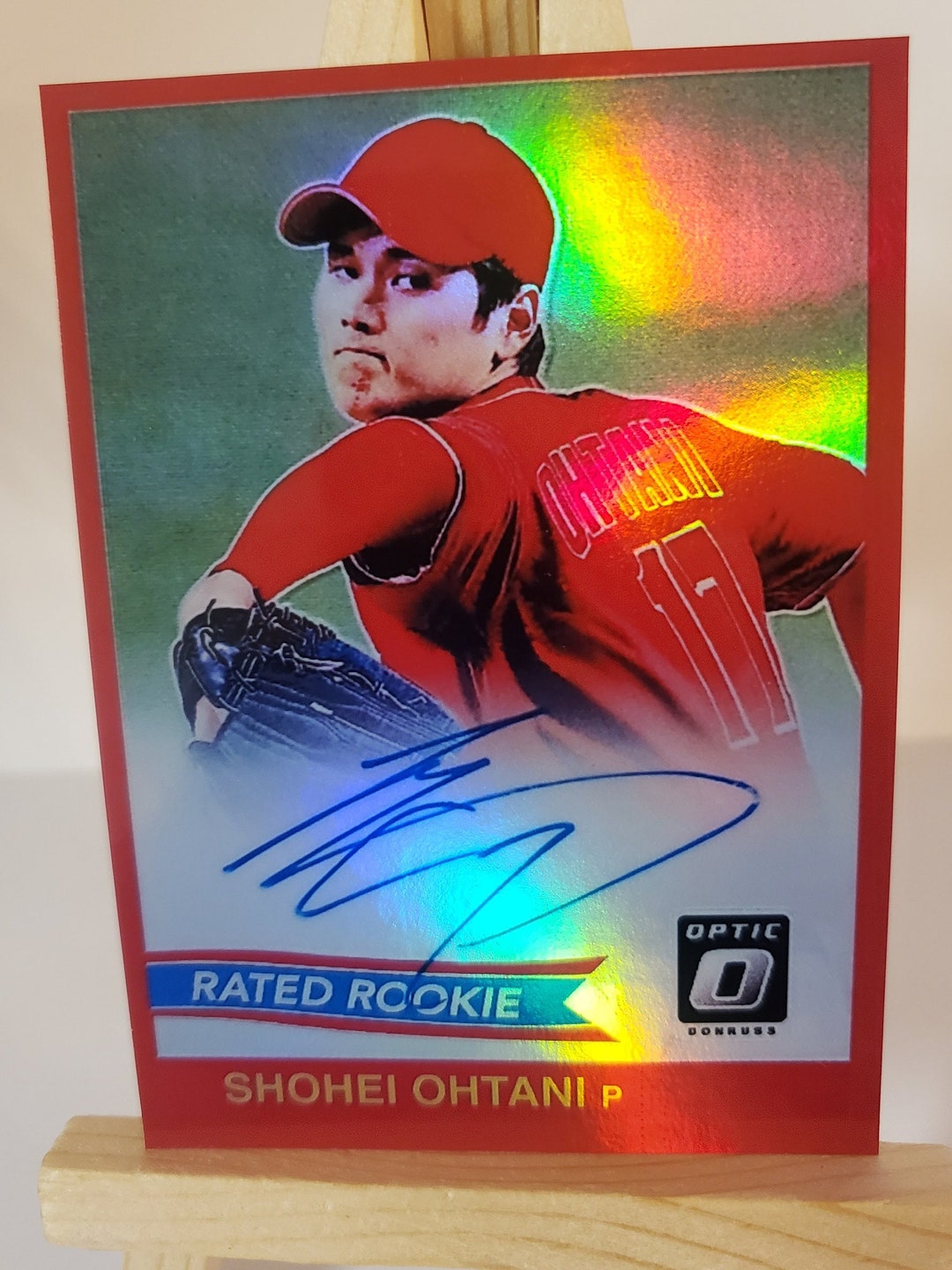 50枚限定】大谷翔平RC 2018 Donruss Optic Rated Rookie Aqua Blue Ref