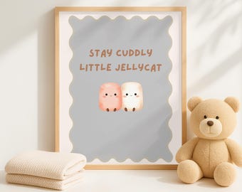 Jellycat Inspired Print | Nursery, Playroom Wall Art (Digital Download)