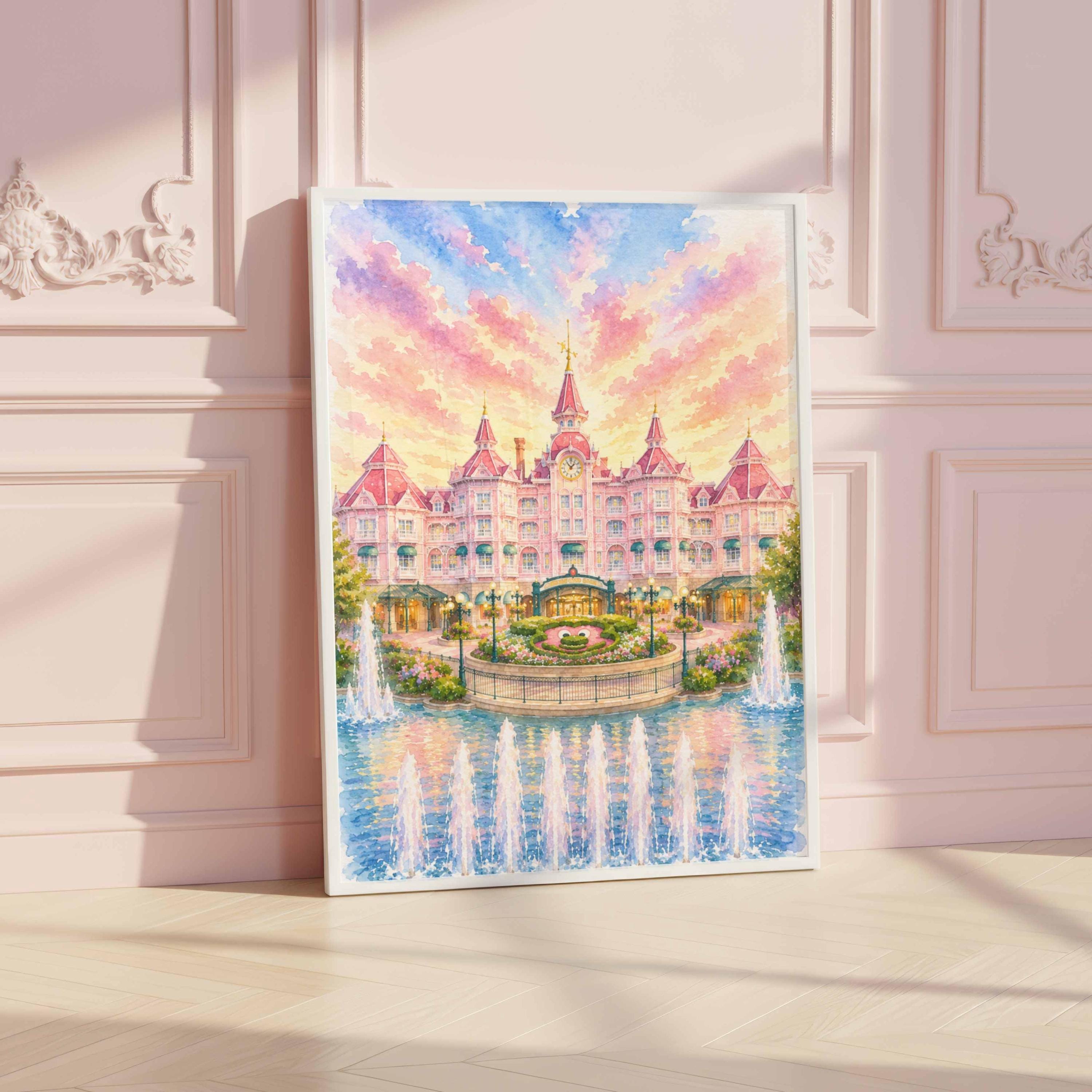 Disneyland Paris Wall Prints - Etsy