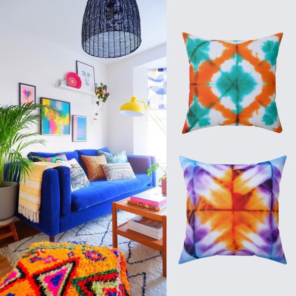 Bright Throw Pillows Etsy