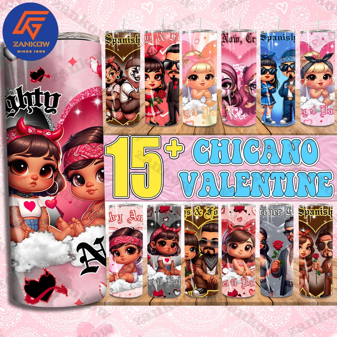 15 Chicano Always and Forever Couple Cholo Couple 20oz Tumbler