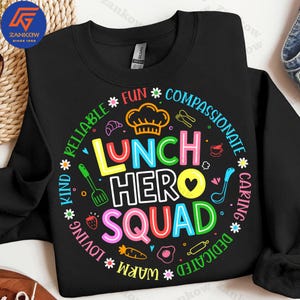 School Lunch Hero Squad Funny Cafeteria Workers Digital PNG, Lunch Team Png, Lunch Hero Squad Png, Funny Workers PNG, School Lunch Png