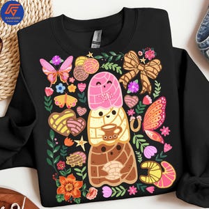 Halloween Mexican Png, Funny Pantasmas Ghost Pan Dulce Brushstroke Png, Conchas Ghost Png, Pan-tasmas Halloween Png, Mexican Conchas Png