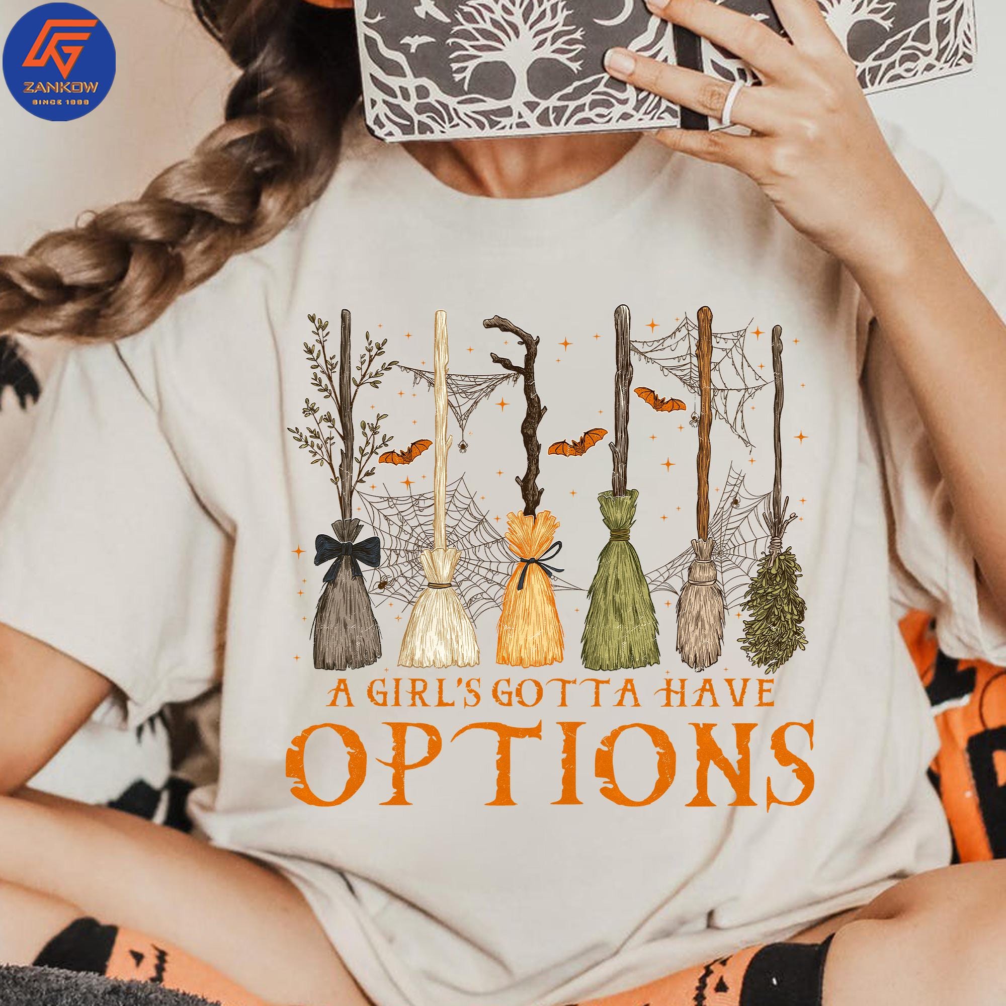 Retro A Girl’s Gotta Have Options Png, Retro Halloween Witches Png ...