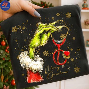 Christmas Nurse PNG, Retro Christmas Png, Nurse Christmas Characters Png, Christmas 2025 PNG, Mean Guy Nurse PNG, Holiday Gift for Nurse