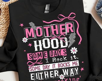 Motherhood Coquette Bow PNG, Retro Mother hood Png, Funny Mom Sarcastic Mama Png, Retro Mom Png, Mothers Day png, Digital Download