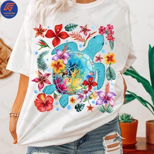 Boho Floral Sea Turtle Png, Summer Png, Nautical Sublimation Designs, Fisherman Summer Png, Brushstroke Turtle Png, Beach Png, Turtle Png