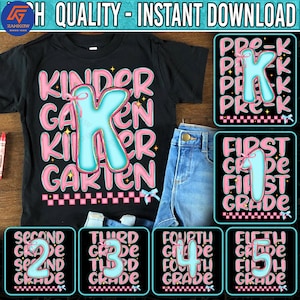 Preppy Back to School PNG Bundle, Girly Pink Bow Png, Teacher Coquette First Day of School Shirt Design, Pre-k 1st/2nd/3rd/4th Grade
