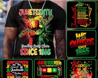 Juneteenth Bundle Png, Juneteenth 1865 Png, Black History Png, Free-ish Png, They Not Like Us Png, Black Freedom Png, Juneteenth Celebrate