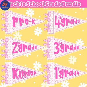 Zestaw szkolny Pennant Pre School PNG, zestaw klasowy na powrót do szkoły PNG, kokarda Grandmillenial z kokardą PNG, flaga nauczyciela z proporczykiem PNG, nauczyciel ducha szkoły PNG