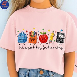 Grundskolelärare PNG, Det är en bra dag för lärande-design, lärarlivströja-grafik, tillbaka till skolan PNG, digital nedladdning bild 6