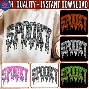 Bundle Halloween Lace Spooky png, Halloween Gothic png, Retro Halloween png, Spooky Vibes png, Retro Spooky Mama png, Spooky Season Png