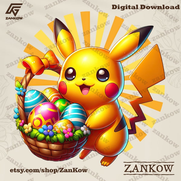 Anime Easter Cartoon Png, Cartoon Easter Png, Happy Easter Day Png, Funny Easter Png, Movie Character Egg Png, Instant Download