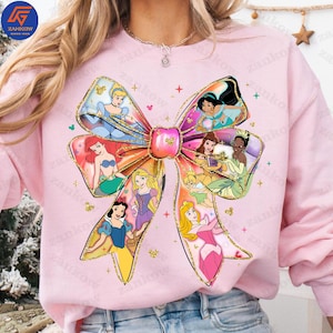 Watercolor Princess Coquette Bow Png, Princess Mirror Girls Png, Cartoon Coquette Bow Png, Family Vacation Png, Pink Princess Design Png