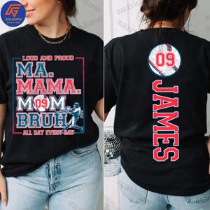 Custom Baseball Mom Bruh Png, Mama Baseball Png, Baseball Mama Shirt Png, Mother&#39;s Day Gift Png, Baseball Season Png, Sports Mom Png