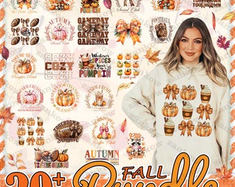 Retro Fall Coquette Bow Png Bundle, Pumpkin Season Png, Fall Vibes Png Bundle, Fall Girl Png, Pumpkin Spice Png, Autumn Pumpkin,Digital File