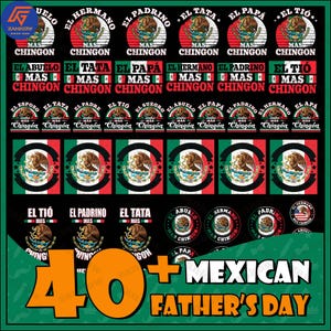 40+ El Papa/Padrino/Abuelo Mas Chingon Png Bundle, Funny Spanish Father's Day Png, Dia Del Padre Png, Eres Mi Heroe Png, Gift For Dad